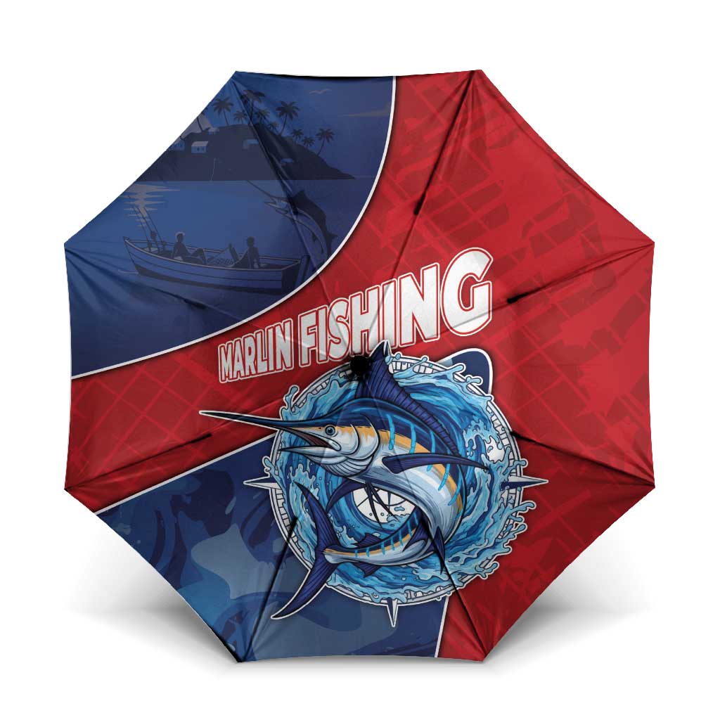 Dominican Republic Fishing Umbrella Caribbean Master Baiter - Wonder Print Shop