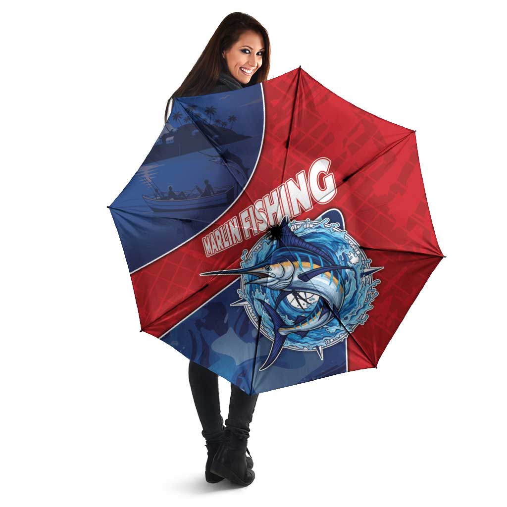 Dominican Republic Fishing Umbrella Caribbean Master Baiter - Wonder Print Shop