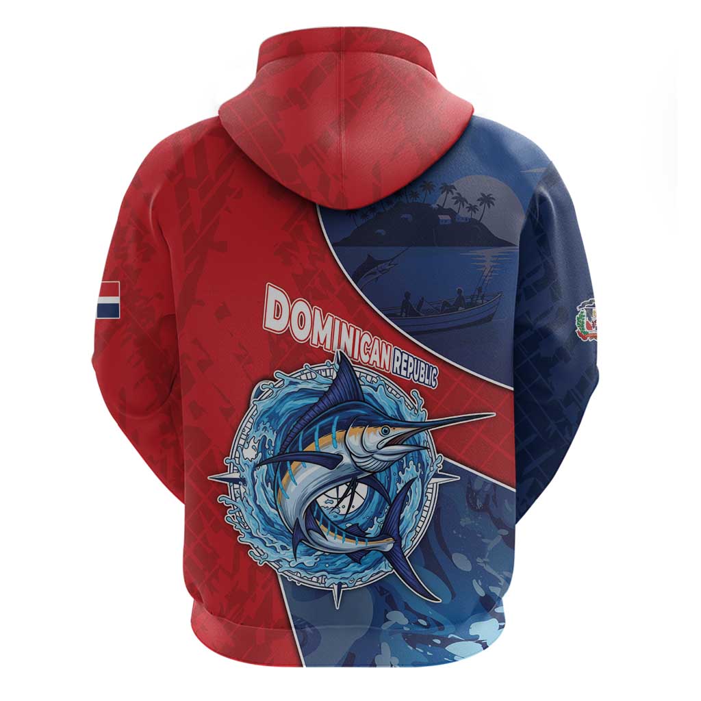 Dominican Republic Fishing Zip Hoodie Caribbean Master Baiter - Wonder Print Shop