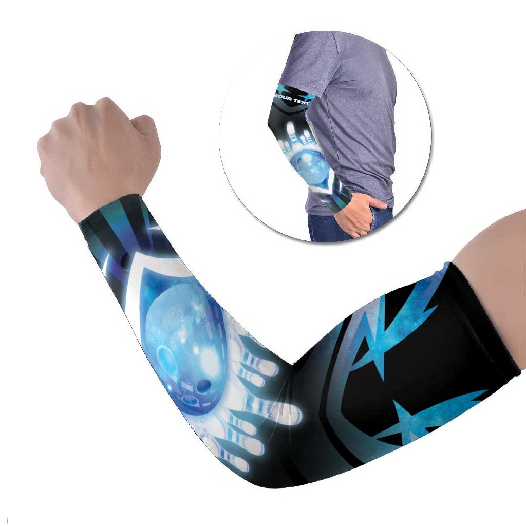 Personalized Bowling Arm Sleeves Cosmic Strike