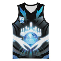 Personalized Bowling Basketball Jersey Cosmic Strike