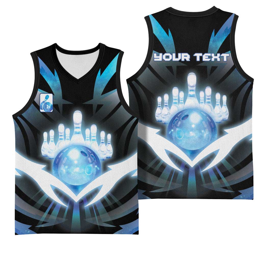 Personalized Bowling Basketball Jersey Cosmic Strike