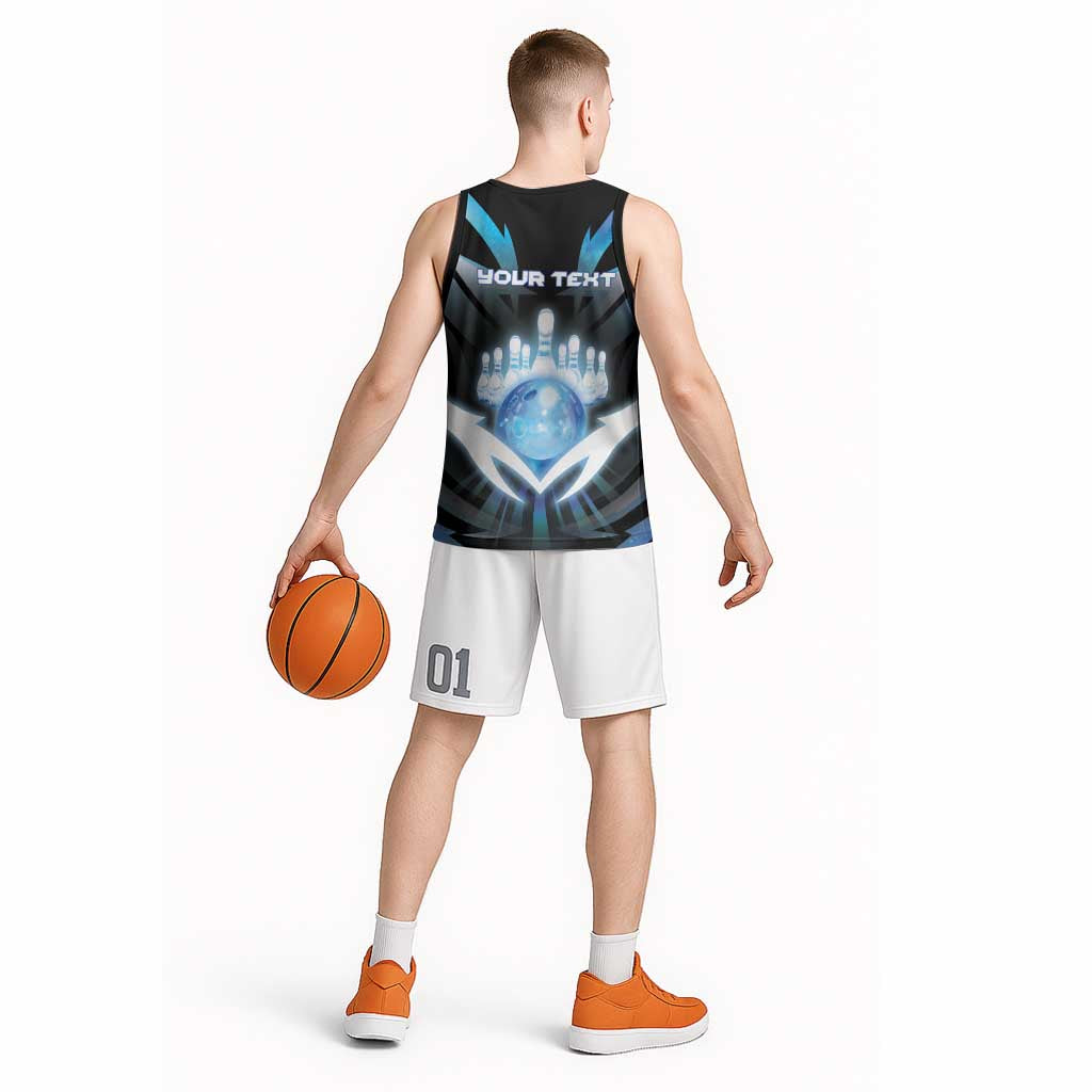 Personalized Bowling Basketball Jersey Cosmic Strike