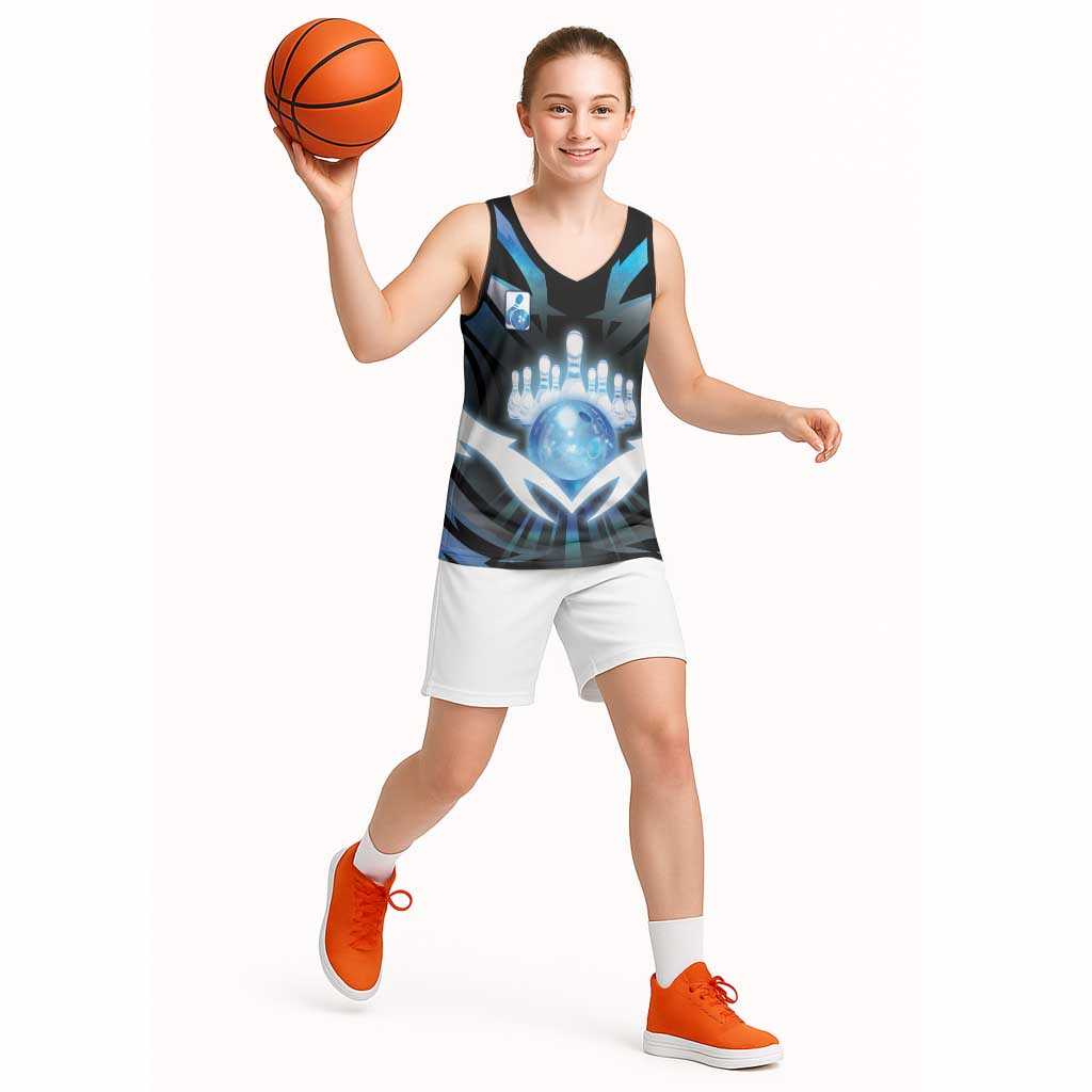 Personalized Bowling Basketball Jersey Cosmic Strike