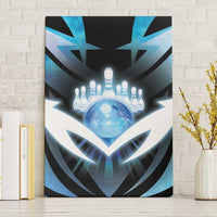 Bowling Canvas Wall Art Cosmic Strike