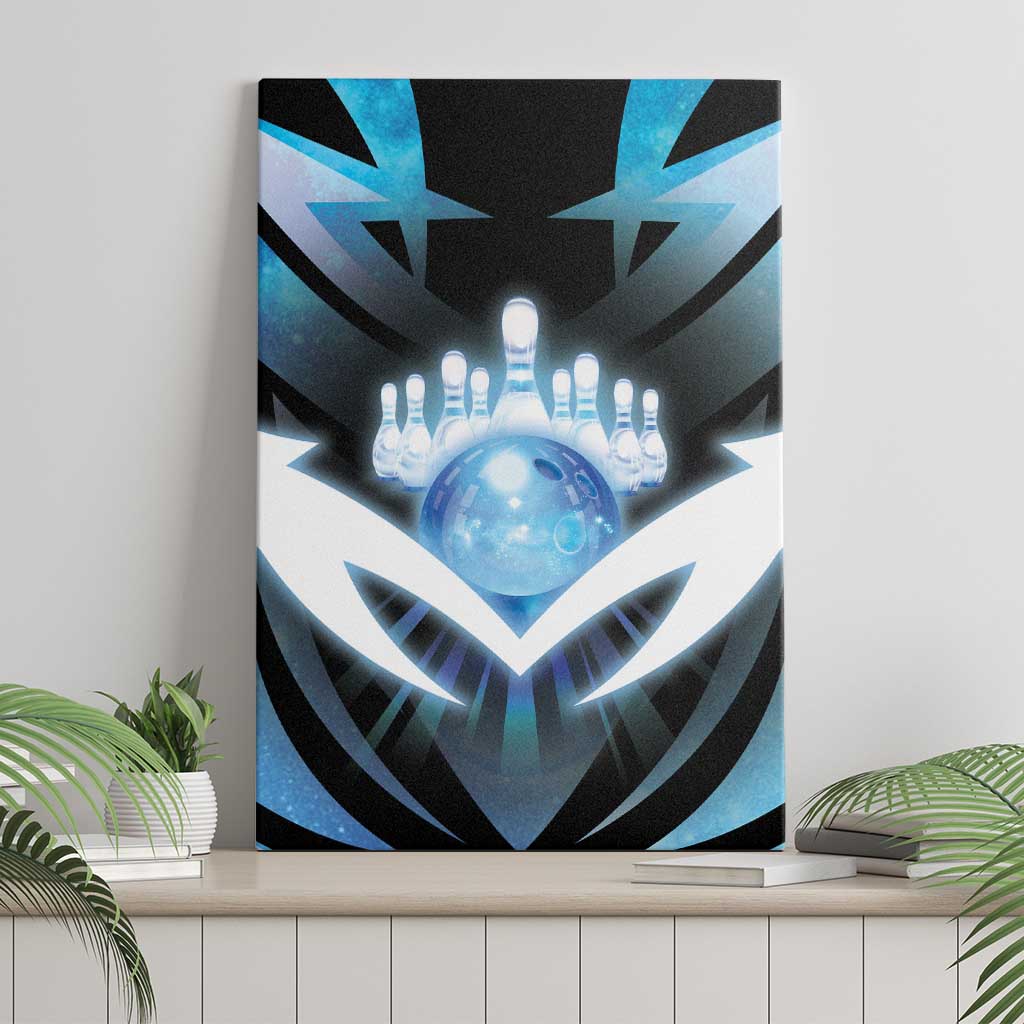 Bowling Canvas Wall Art Cosmic Strike