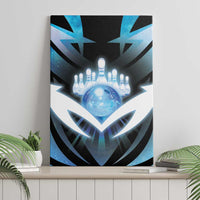 Bowling Canvas Wall Art Cosmic Strike