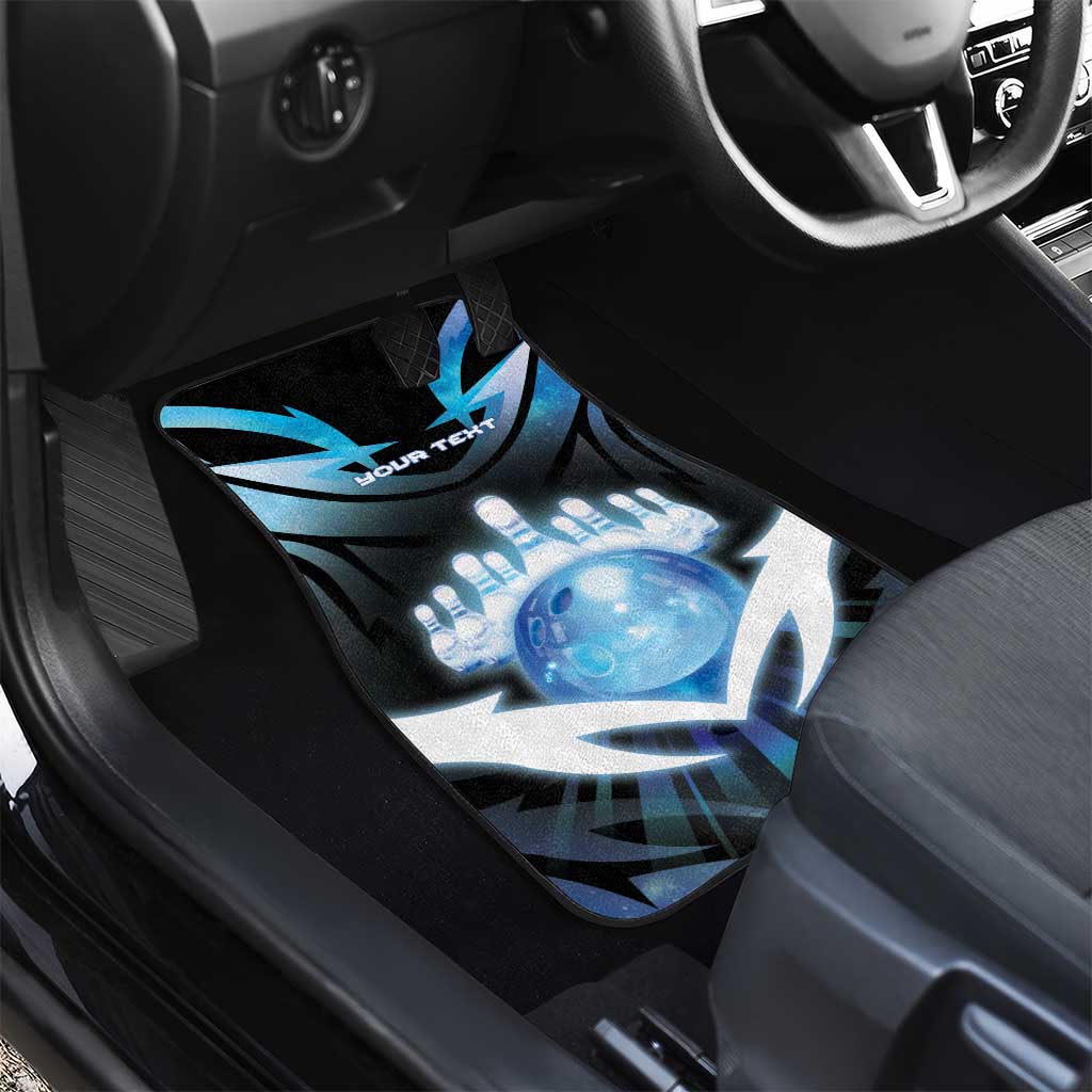 Personalized Bowling Car Mats Cosmic Strike
