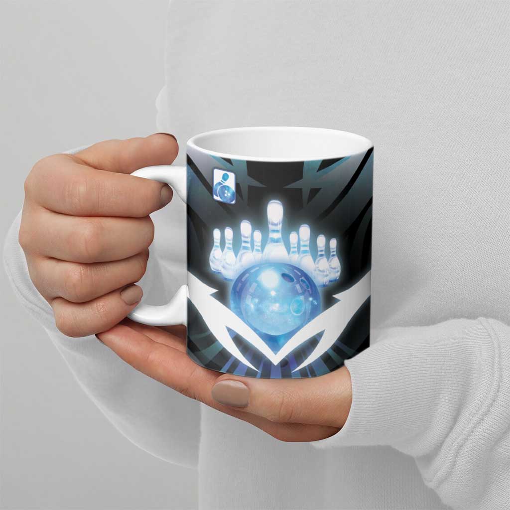 Personalized Bowling Ceramic Mug Cosmic Strike