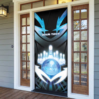 Personalized Bowling Door Cover Cosmic Strike