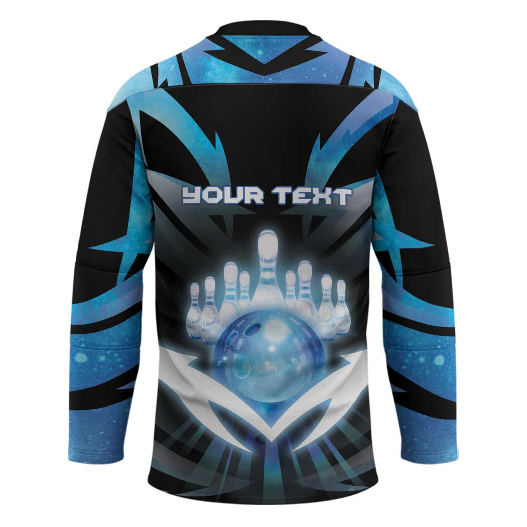 Personalized Bowling Hockey Jersey Cosmic Strike