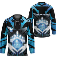 Personalized Bowling Hockey Jersey Cosmic Strike