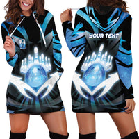 Personalized Bowling Hoodie Dress Cosmic Strike