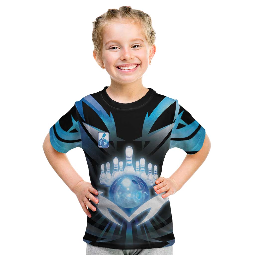 Personalized Bowling Kid T Shirt Cosmic Strike