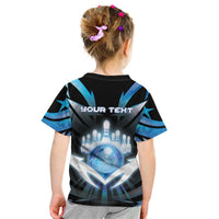 Personalized Bowling Kid T Shirt Cosmic Strike
