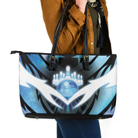 Bowling Leather Tote Bag Cosmic Strike