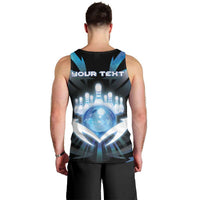 Personalized Bowling Men Tank Top Cosmic Strike