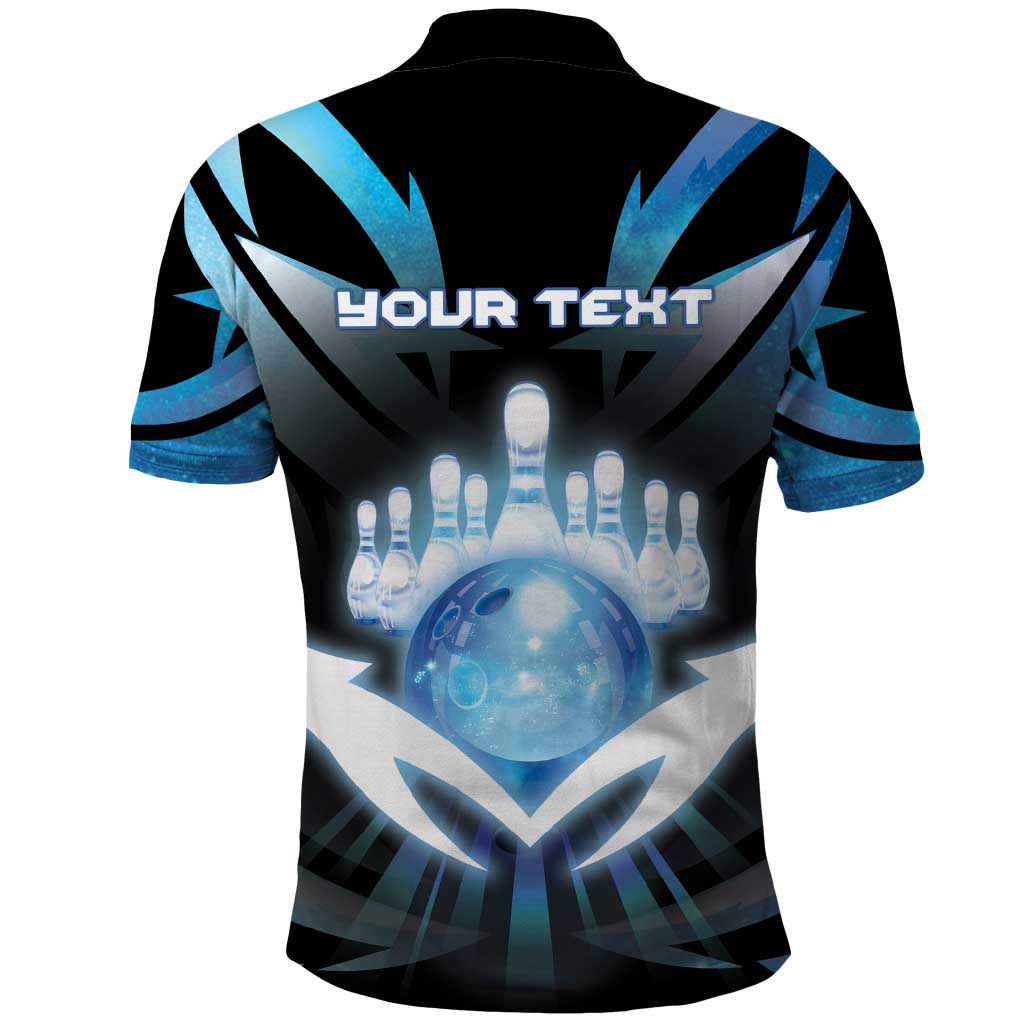 Personalized Bowling Polo Shirt Cosmic Strike