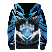 Personalized Bowling Sherpa Hoodie Cosmic Strike