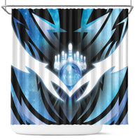 Bowling Shower Curtain Cosmic Strike