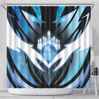 Bowling Shower Curtain Cosmic Strike