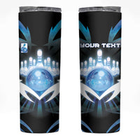 Personalized Bowling Skinny Tumbler Cosmic Strike