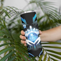 Personalized Bowling Skinny Tumbler Cosmic Strike