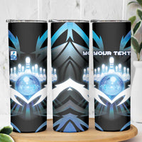Personalized Bowling Skinny Tumbler Cosmic Strike