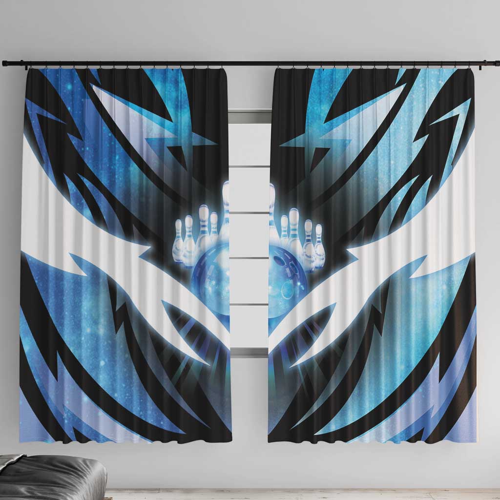 Bowling Window Curtain Cosmic Strike