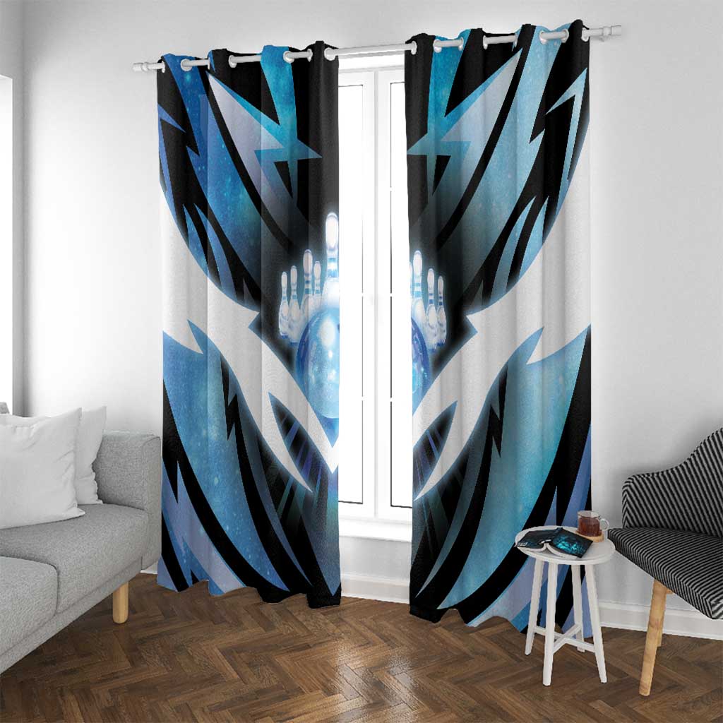 Bowling Window Curtain Cosmic Strike