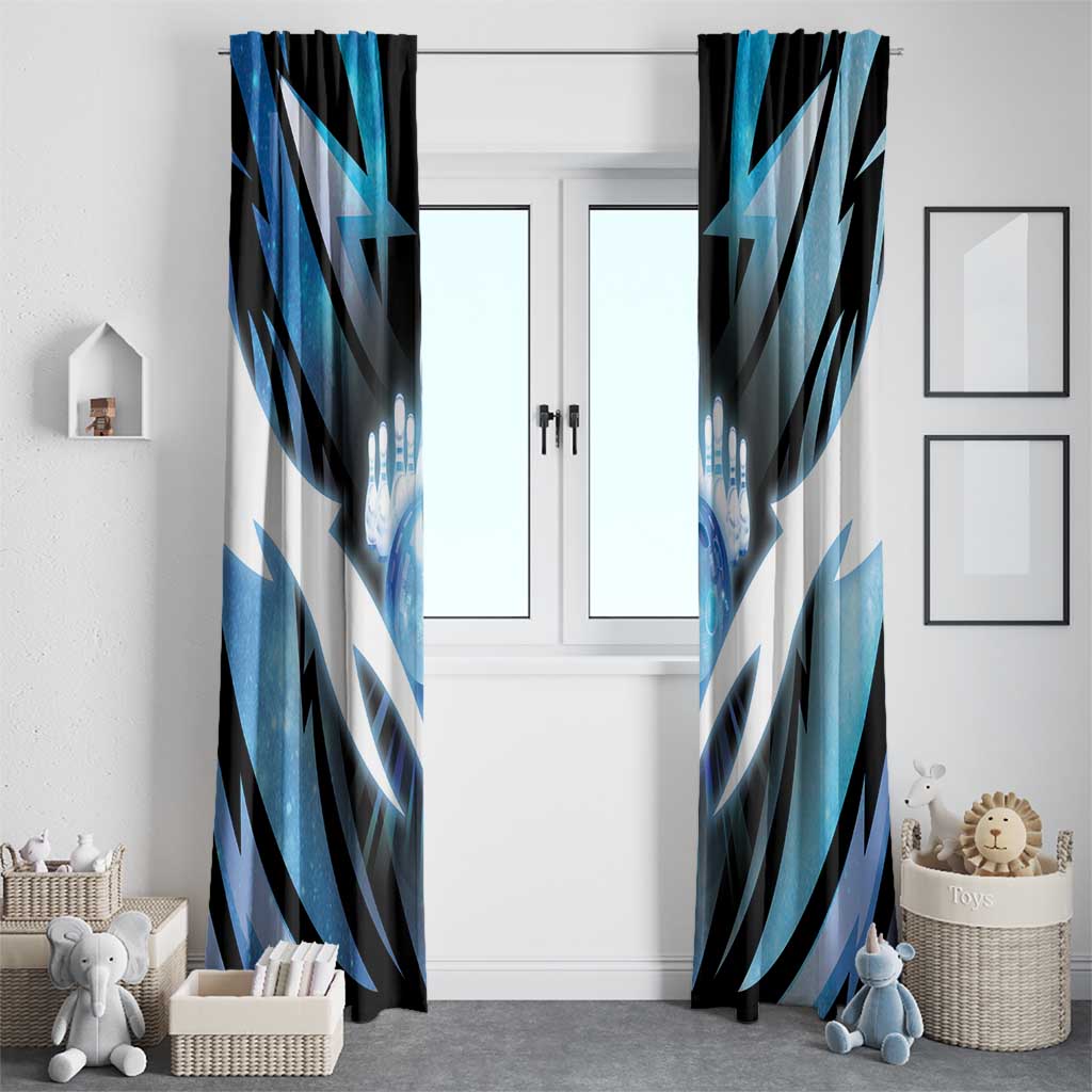 Bowling Window Curtain Cosmic Strike