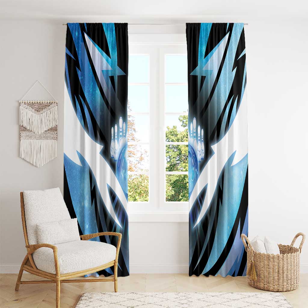 Bowling Window Curtain Cosmic Strike