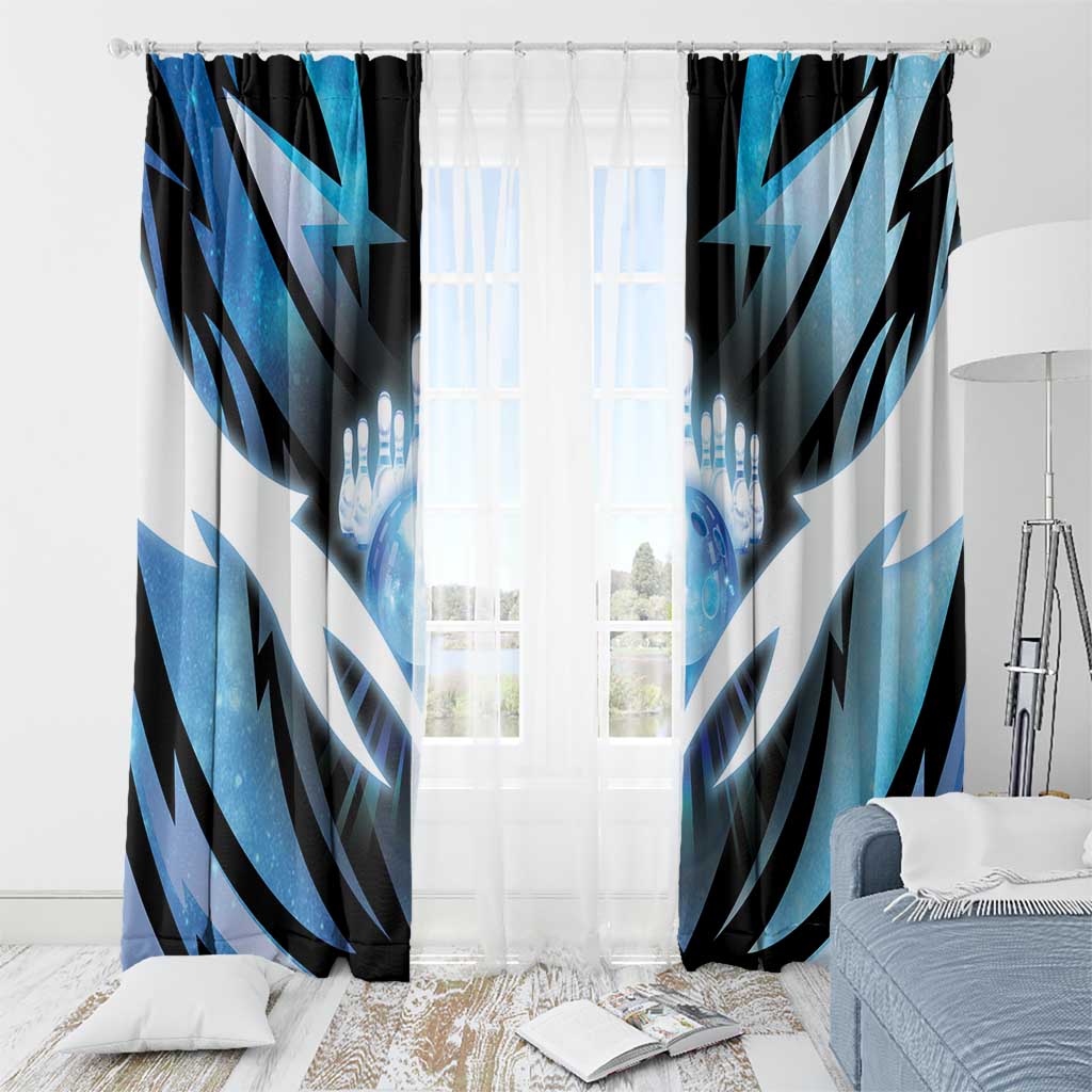 Bowling Window Curtain Cosmic Strike