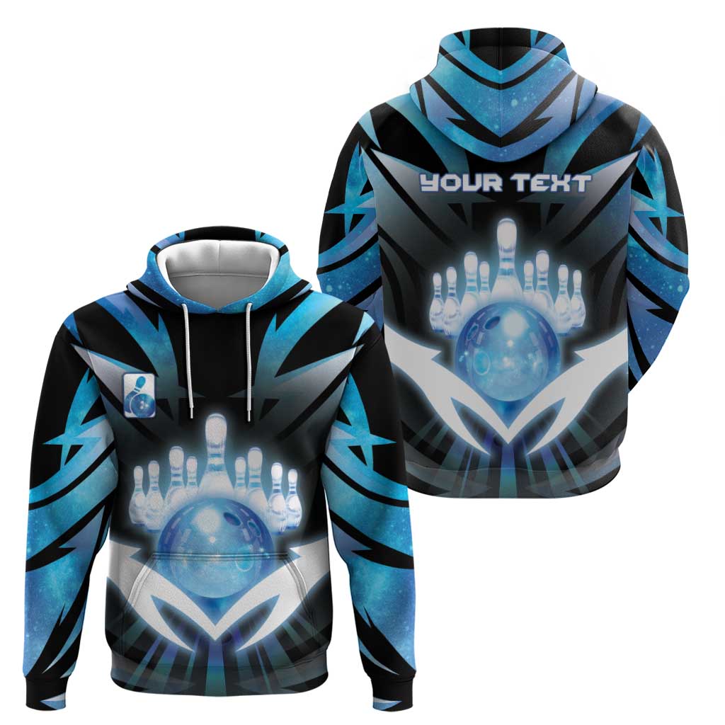Personalized Bowling Zip Hoodie Cosmic Strike