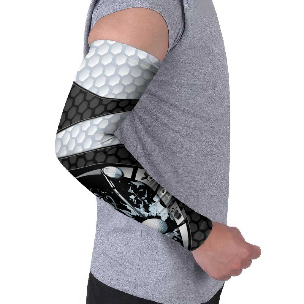 Personalized Golf Arm Sleeves The Honeycomb Golfe