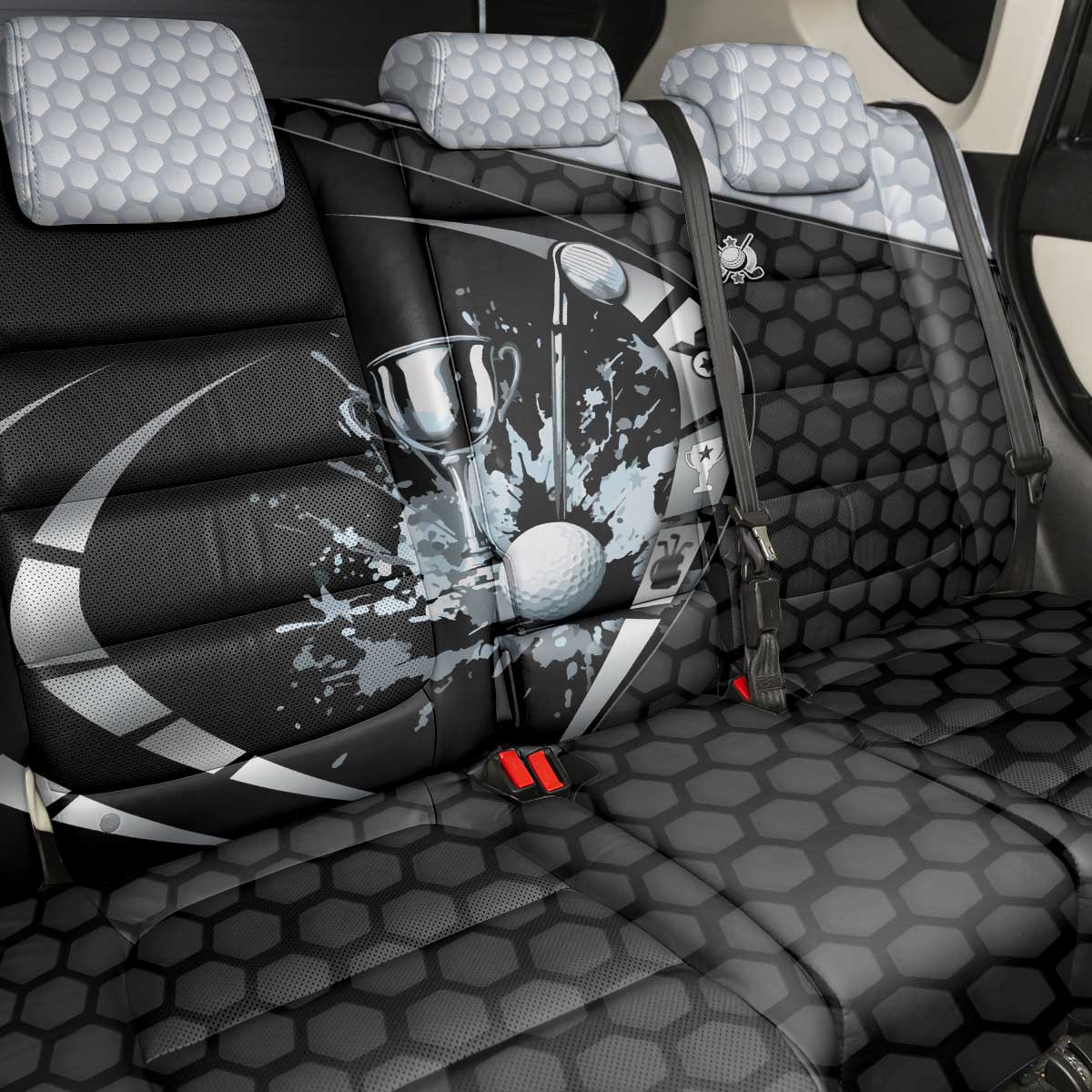 Golf Back Car Seat Cover The Honeycomb Golfe