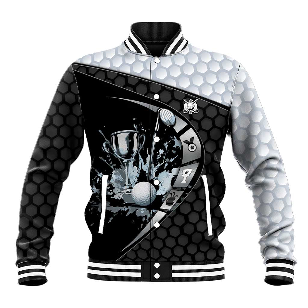 Personalized Golf Baseball Jacket The Honeycomb Golfe