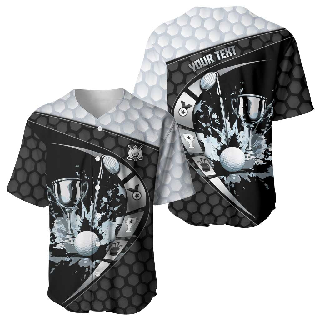 Personalized Golf Baseball Jersey The Honeycomb Golfe