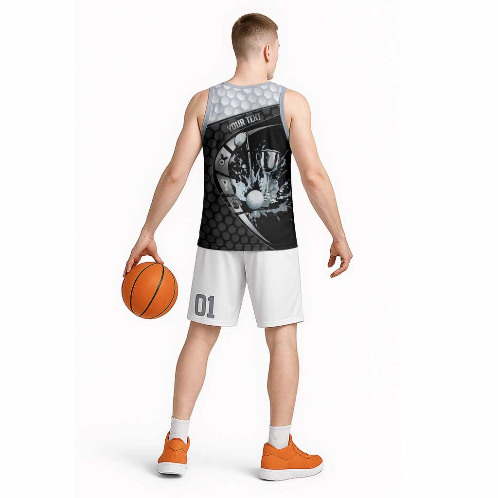 Personalized Golf Basketball Jersey The Honeycomb Golfe