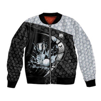 Personalized Golf Bomber Jacket The Honeycomb Golfe