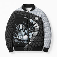 Personalized Golf Bomber Puffer Jacket The Honeycomb Golfe