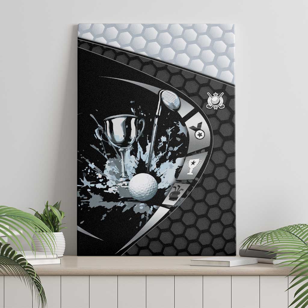 Golf Canvas Wall Art The Honeycomb Golfe