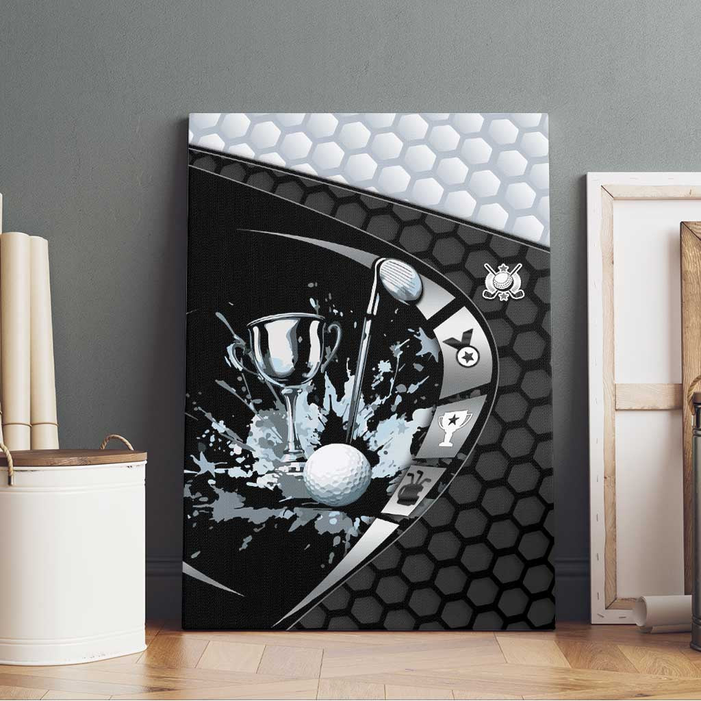 Golf Canvas Wall Art The Honeycomb Golfe