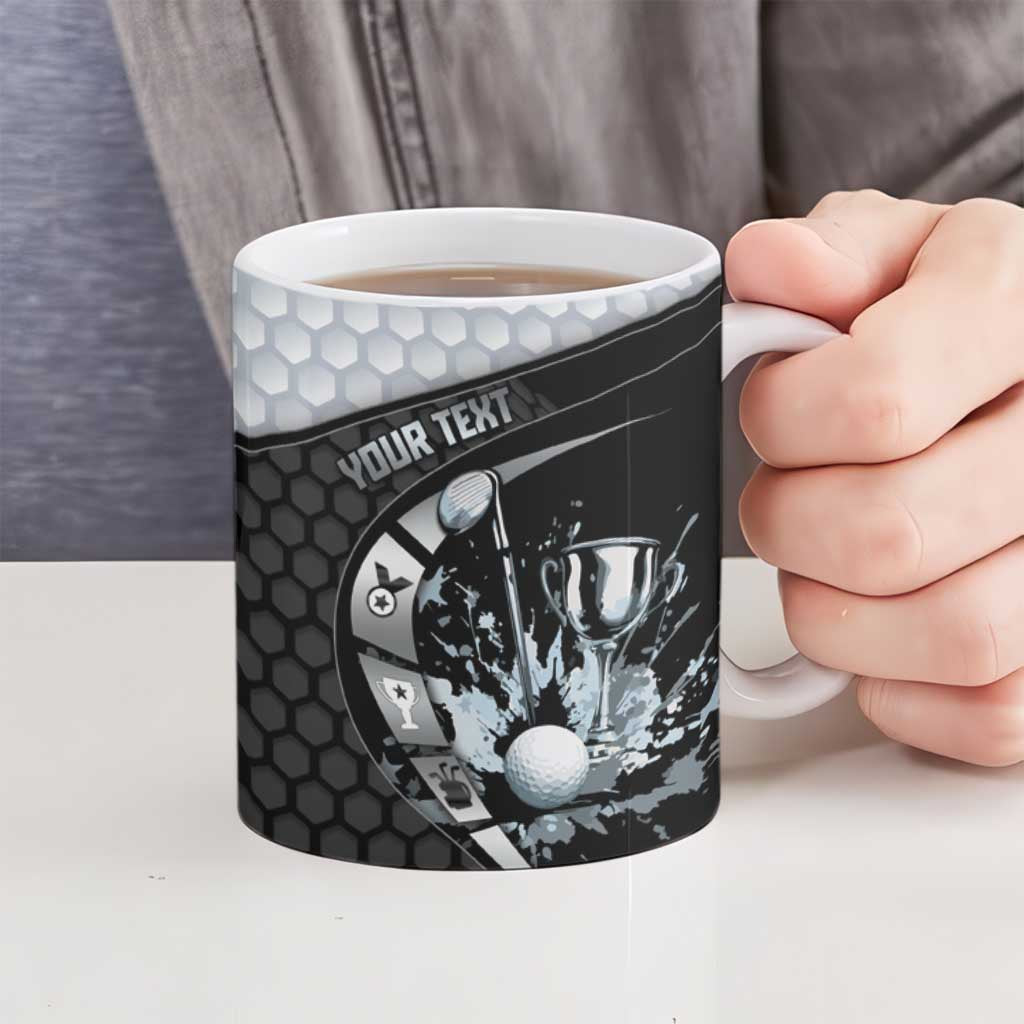 Personalized Golf Ceramic Mug The Honeycomb Golfe
