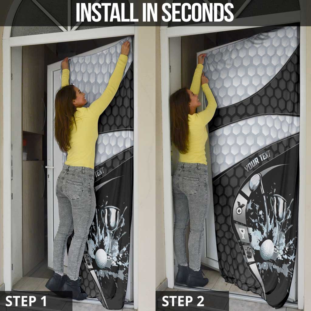 Personalized Golf Door Cover The Honeycomb Golfe