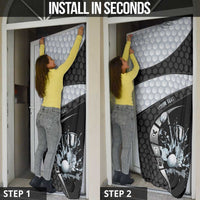 Personalized Golf Door Cover The Honeycomb Golfe