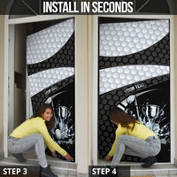 Personalized Golf Door Cover The Honeycomb Golfe