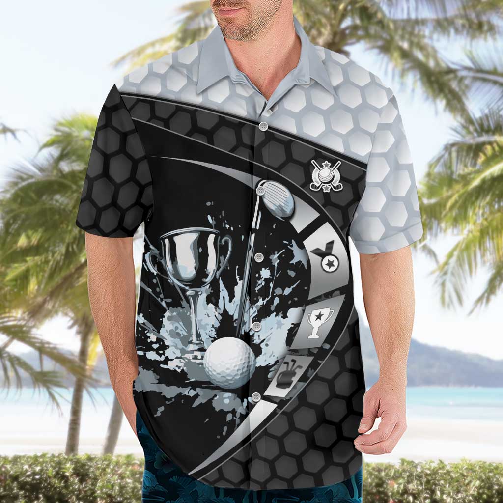 Personalized Golf Hawaiian Shirt The Honeycomb Golfe
