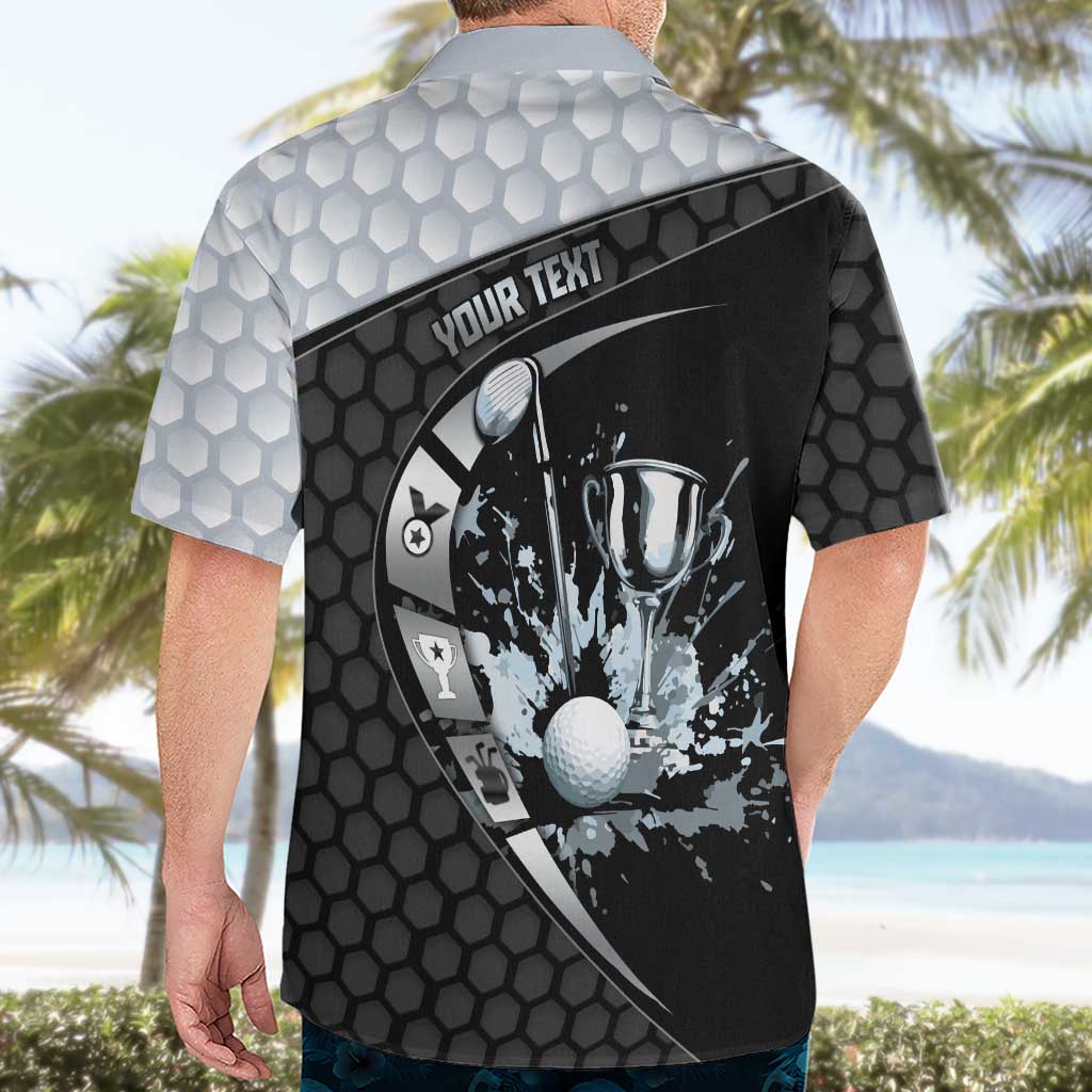Personalized Golf Hawaiian Shirt The Honeycomb Golfe