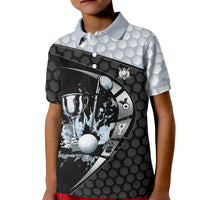 Personalized Golf Kid Polo Shirt The Honeycomb Golfe